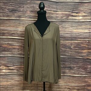 Lola & Sophie Chocolate Long Sleeve Top | Large